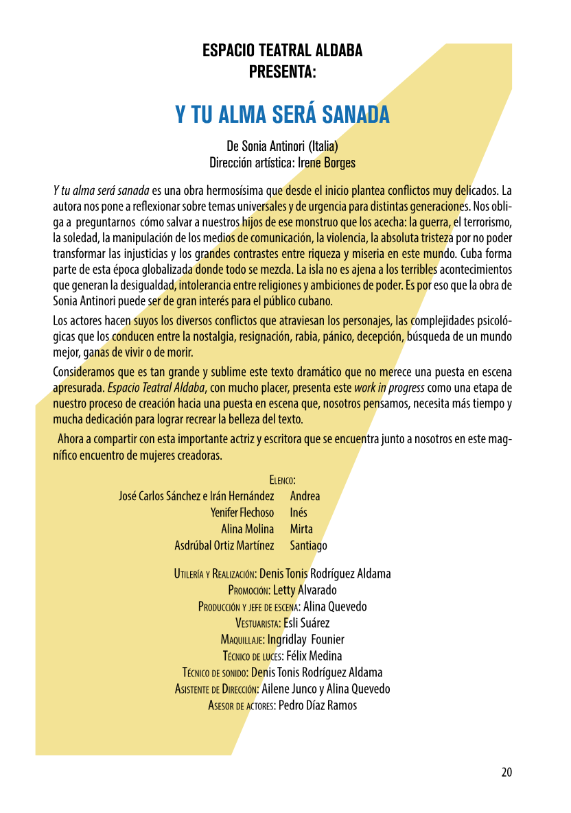 Programa La escritura de las diferencias